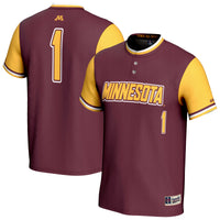 Minnesota Golden Gophers Lightweight Collegiate Softball Fashion Jersey - Maroon