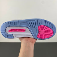 Retro Low Top Sneakers, White Pink Colorway, Leather Footwear, Lace Up Design, Casual Gift for Sneaker Fans