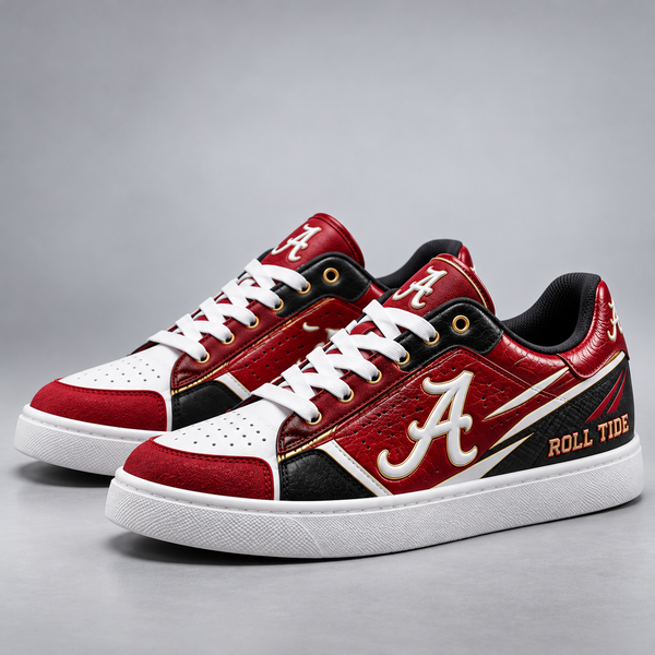 ALA Crimson Script - Roll Tide in Red, White and Black - main