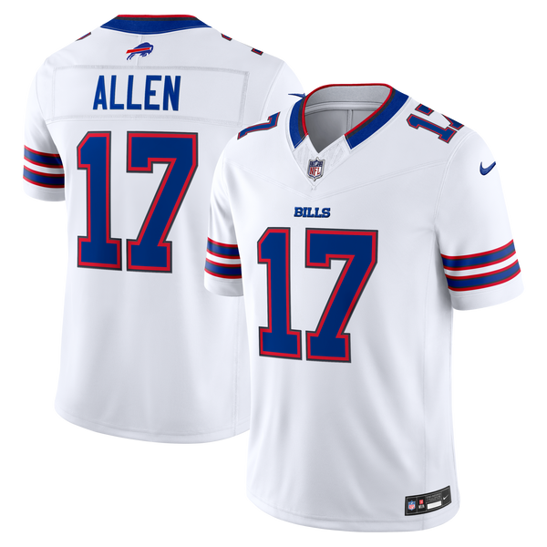 Buffalo Bills Josh Allen White Stitched Limited Jersey