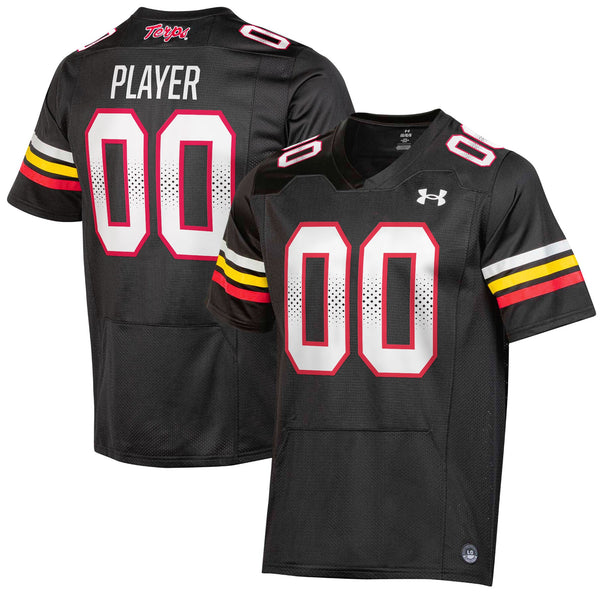 Maryland Terrapins Pick-A-Player NIL Replica Football Jersey - Black