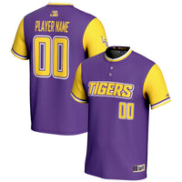 LSU Tigers NIL Pick-A-Player Lightweight Softball Jersey - Purple