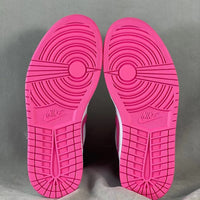 Low Top Sneakers, White Pink Colorway, Lace Up Design, Casual Gift for Sneaker Fans