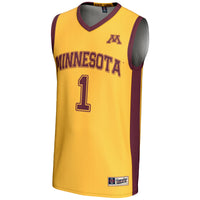 #1 Minnesota Golden Gophers Lightweight Basketball Jersey - Gold