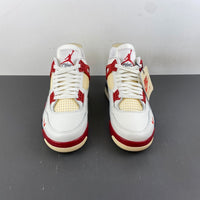 Low Top Sneakers, White Black Red Colorway, Lace Up Design, Casual Gift for Sneaker Fans