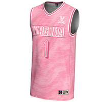 #1 Virginia Cavaliers Lightweight Basketball Jersey - Pink