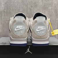 Mid Top Sneakers, Beige Navy Colorway, Lace Up Design, Casual Gift for Sneaker Fans