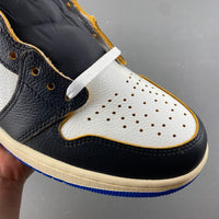High Top Sneakers, Blue White Black Colorway, Lace Up Design, Casual Gift for Sneaker Fans