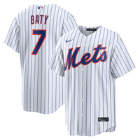 New York Mets Brett Baty White Home Replica Jersey