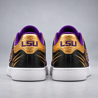 LSU - Purple, Gold and Tiger Pride on Low Tops