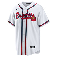 Atlanta Braves Ronald Acuna Jr. White Home Replica Player Name Jersey