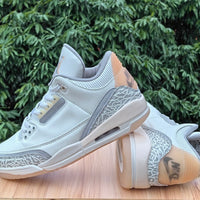 Low Top Sneakers, White Gray Colorway, Lace Up Design, Casual Gift for Sneaker Fans