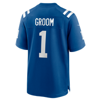 Indianapolis Colts Number 1 Groom Royal Game Jersey