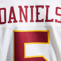 Washington Commanders Jayden Daniels White Alternate 2 Super Bowl Era Elite Jersey