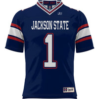 #1 Jackson State Tigers Football Jersey - Navy
