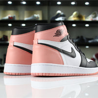 Sneakers, Black Pink Colorway, Lace Up Design, Casual Gift for Sneaker Fans