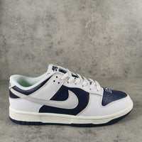 Low Top Sneakers, Blue White Colorway, Lace Up Design, Casual Gift for Sneaker Fans