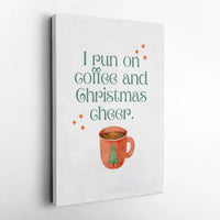 Watercolor Holiday Mug Print, Christmas Coffee Canvas Wall Art, Comfy Winter Canvas Wall Art, Festive Season Wall Art, Digital Download