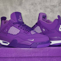 Mid Top Sneakers, Purple Colorway, Lace Up Design, Casual Gift for Sneaker Fans