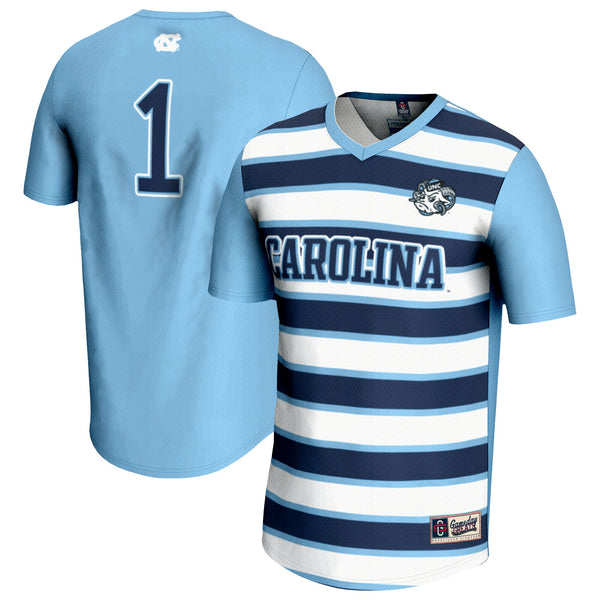 #1 North Carolina Tar Heels Lightweight Soccer Fashion Jersey - Carolina Blue