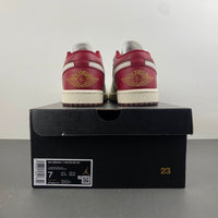 Low Top Sneakers, Burgundy White Brown Colorway, Lace Up Design, Casual Gift for Sneaker Fans