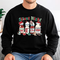 Medical Vials Tree Sweatshirt, Silent Night Nurse Christmas Sweatshirt, Humorous ICU Healthcare Holiday Sweater, RN Appreciation Crewneck