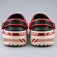 UGA Crimson Study - Bold Lettering, Oval Emblem and Clog Presence