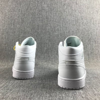 Mid Top Sneakers, White Colorway, Lace Up Design, Casual Gift for Sneaker Fans