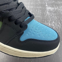 High Top Sneakers, Black Green Colorway, Lace Up Design, Casual Gift for Sneaker Fans