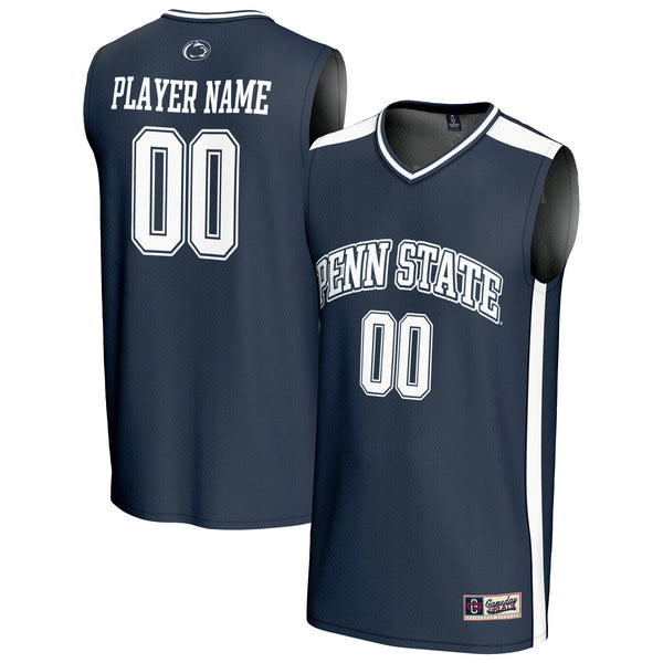 Penn State Nittany Lions NIL Pick-A-Player Lightweight Collegiate Basketball Fashion Jersey - Navy