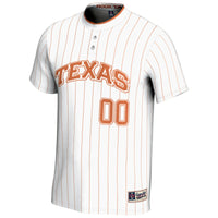 Texas Longhorns NIL Pick-A-Player Lightweight Softball Jersey - White