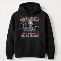 Retro Christmas Graphic Sweatshirt, Humorous Christmas Meme Hoodie, Adorable Christmas Holiday Sweater, Winter Meme Pullover, Humorous Christmas Present