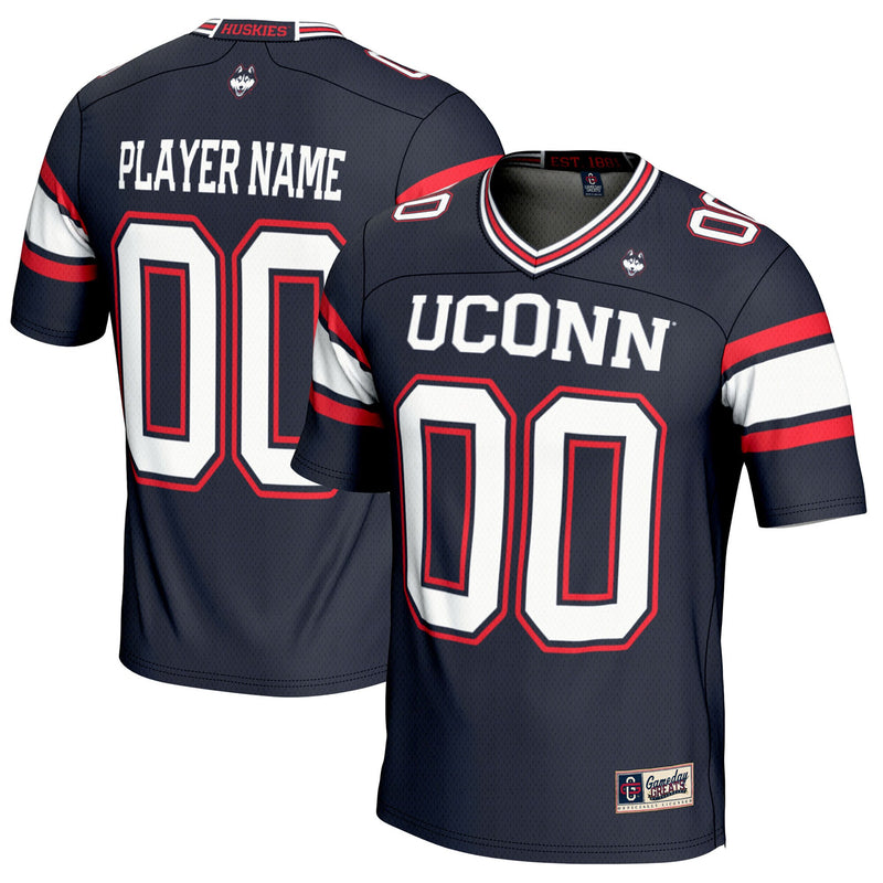 UConn Huskies NIL Pick-A-Player Football Jersey - Navy