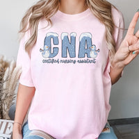 Certified Nursing Assistant Holiday Graphic Tee, CNA Christmas Snowman T-Shirt, Winter Hospital Nurse Shirt, Adorable Medical Assistant Present