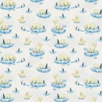 Winter Animals Holiday Gift Wrap, Polar Bear Penguin Wrapping Paper, Festive Christmas Present Paper, Adorable Arctic Animal Wrapping Paper
