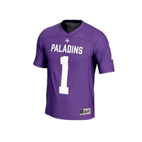 #1 Furman Paladins Lightweight Football Fashion Jersey - Purple