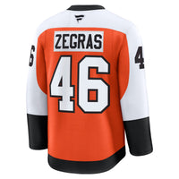 Philadelphia Flyers Trevor Zegras Orange Home Premium Jersey
