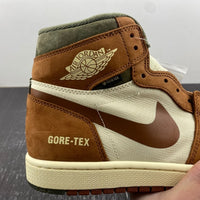 High Top Sneakers, Off White Green Brown Colorway, Lace Up Design, Casual Gift for Sneaker Fans