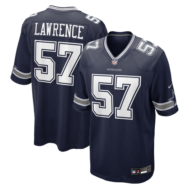 Dallas Cowboys Malachi Lawrence Navy 2026 NFL Draft First Round Pick No. 20 Team Game Jersey