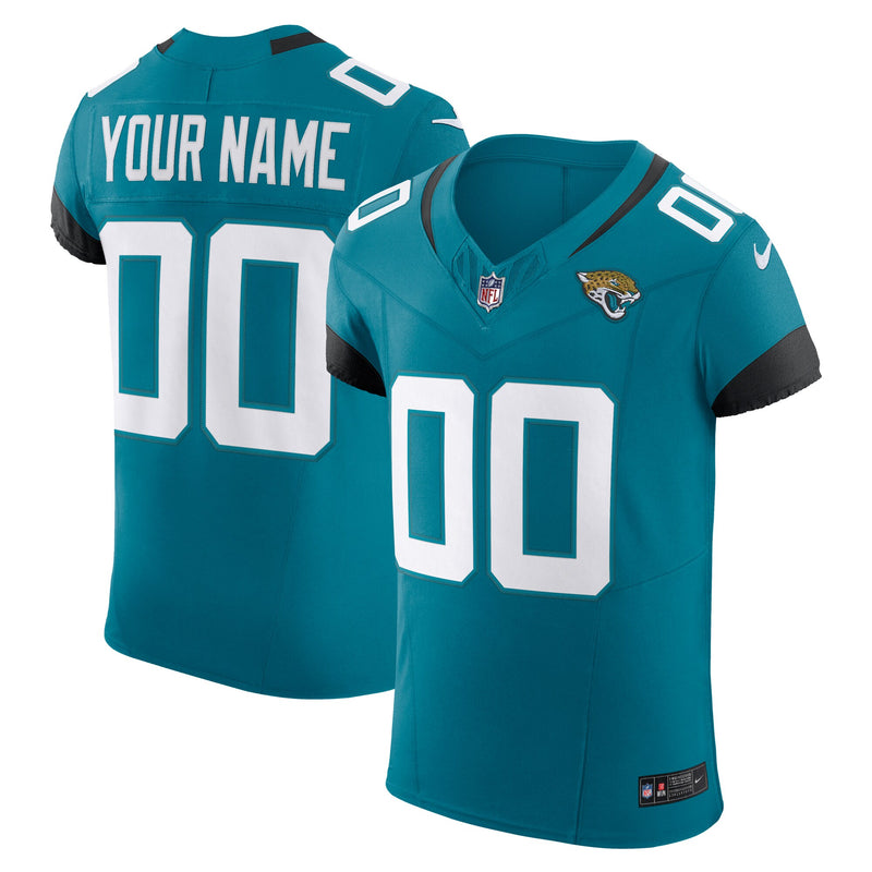 Jacksonville Jaguars Teal Elite Custom Jersey