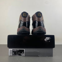 Low Top Sneakers, Black Purple Colorway, Patent Leather Footwear, Lace Up Design, Casual Gift for Sneaker Fans