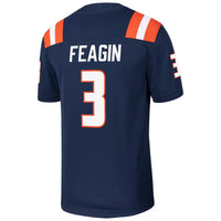 Kaden Feagin Illinois Fighting Illini NIL Football Game Jersey - Navy