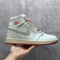 High Top Sneakers, Red Colorway, Lace Up Design, Casual Gift for Sneaker Fans