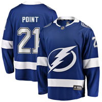 Tampa Bay Lightning Brayden Point Blue Breakaway Jersey