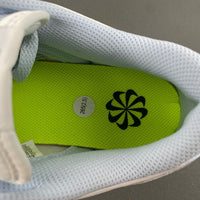 Low Top Sneakers, White Blue Colorway, Lace Up Design, Casual Gift for Sneaker Fans