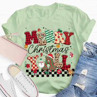 Southern Holiday Graphic Tee, Merry Christmas Y'all T-Shirt, Retro Country Xmas Shirt, Humorous Christmas Party T-Shirt, Winter Holiday Present