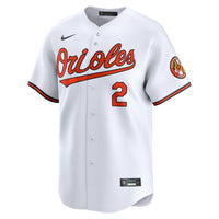 Baltimore Orioles Gunnar Henderson White Home Limited Player Jersey