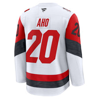 Carolina Hurricanes Sebastian Aho White Away Premium Jersey