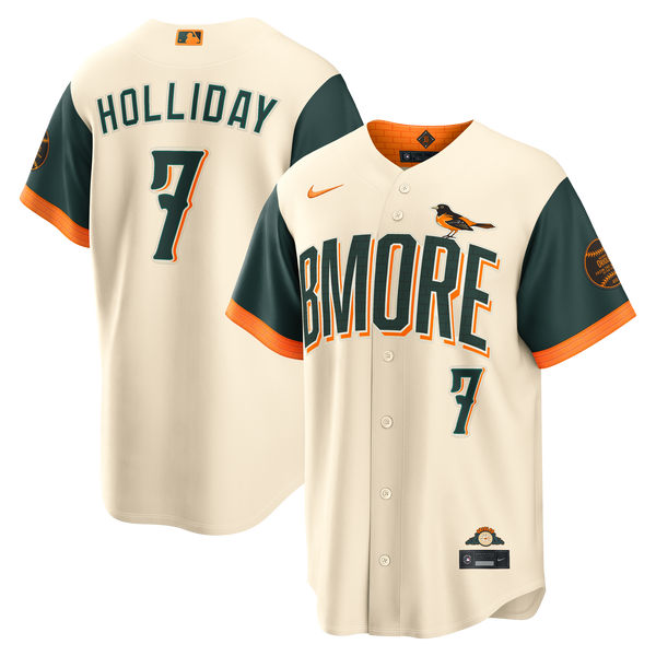 Baltimore Orioles Jackson Holliday Cream 2026 City Connect Stadium Jersey