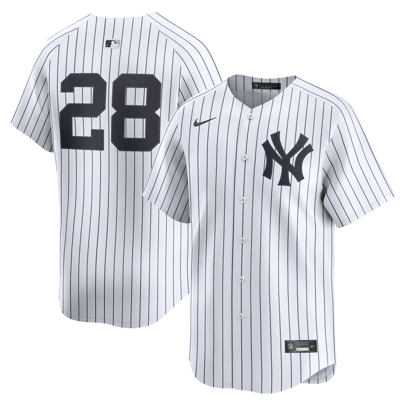 New York Yankees Austin Wells White Home Limited Player Jersey